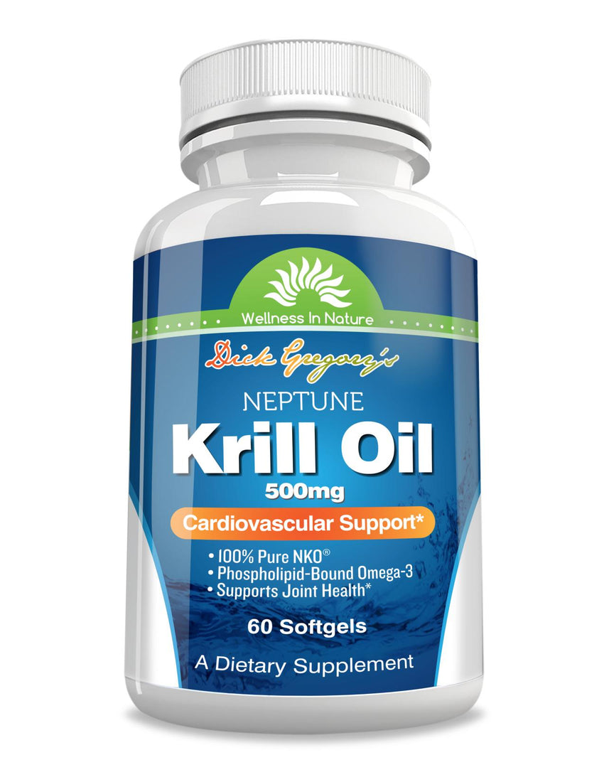Dick Gregory’s Neptune Krill Oil 500 mg Softgels